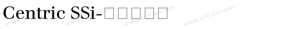 Centric SSi字体转换
